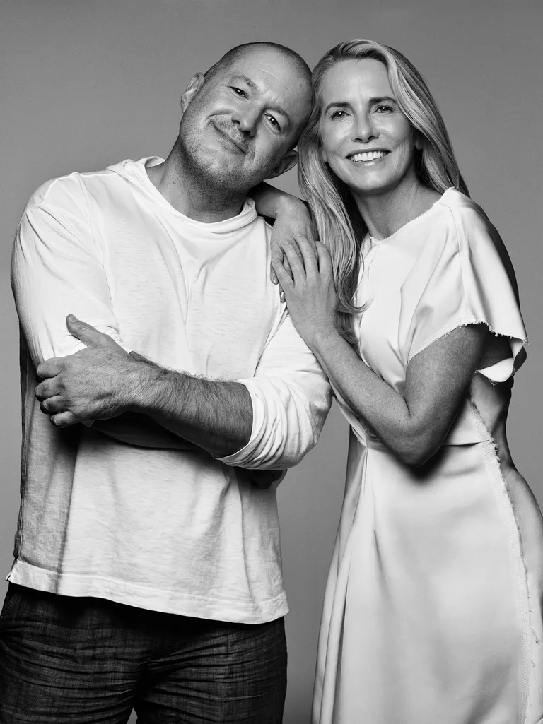LoveFrom’s Jony Ive with Laurene Powell Jobs, founder of the Emerson Collective, photographed by Craig McDean