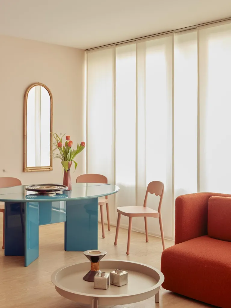 colourful Udine apartment interior