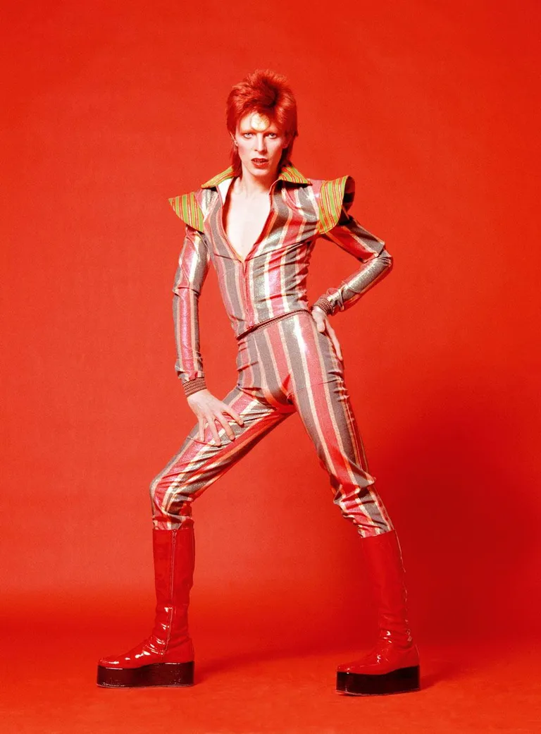 Portrait of David Bowie in 1973 by Sukita Masayoshi 
